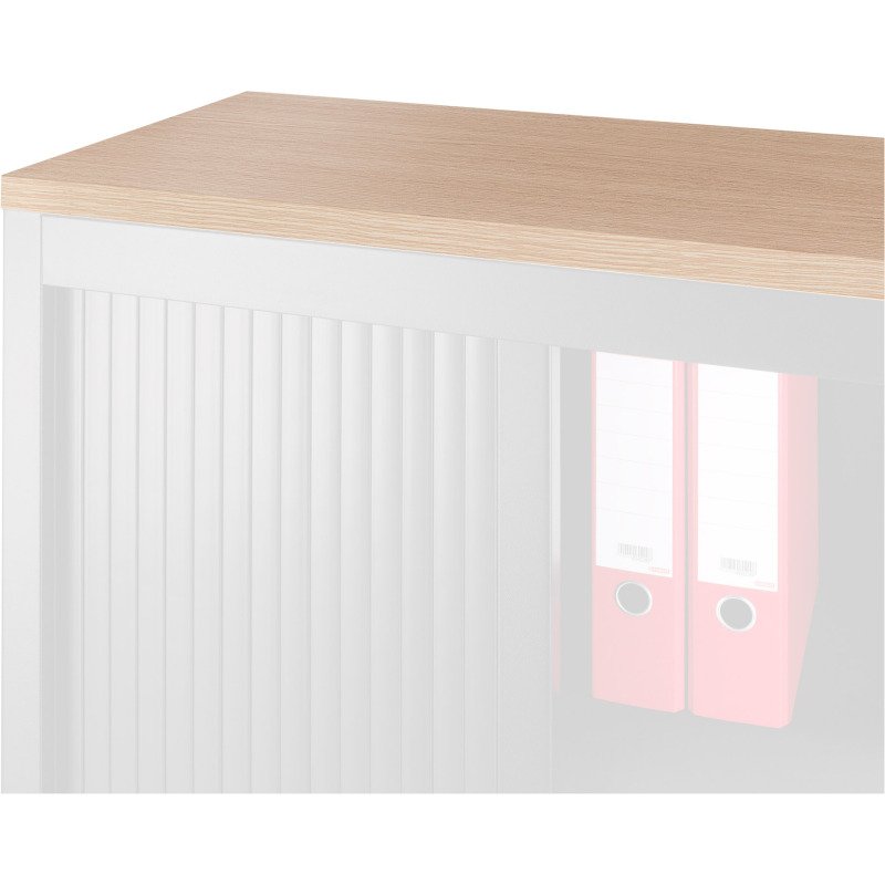 Top de finition L 120 x P 45 cm pour armoire à rideaux et coulissantes profondeur 45cm