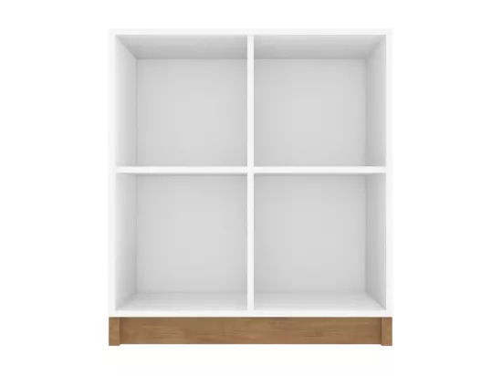 Rayonnage Blanc 4 Niches L 68 H 76 P 36 cm