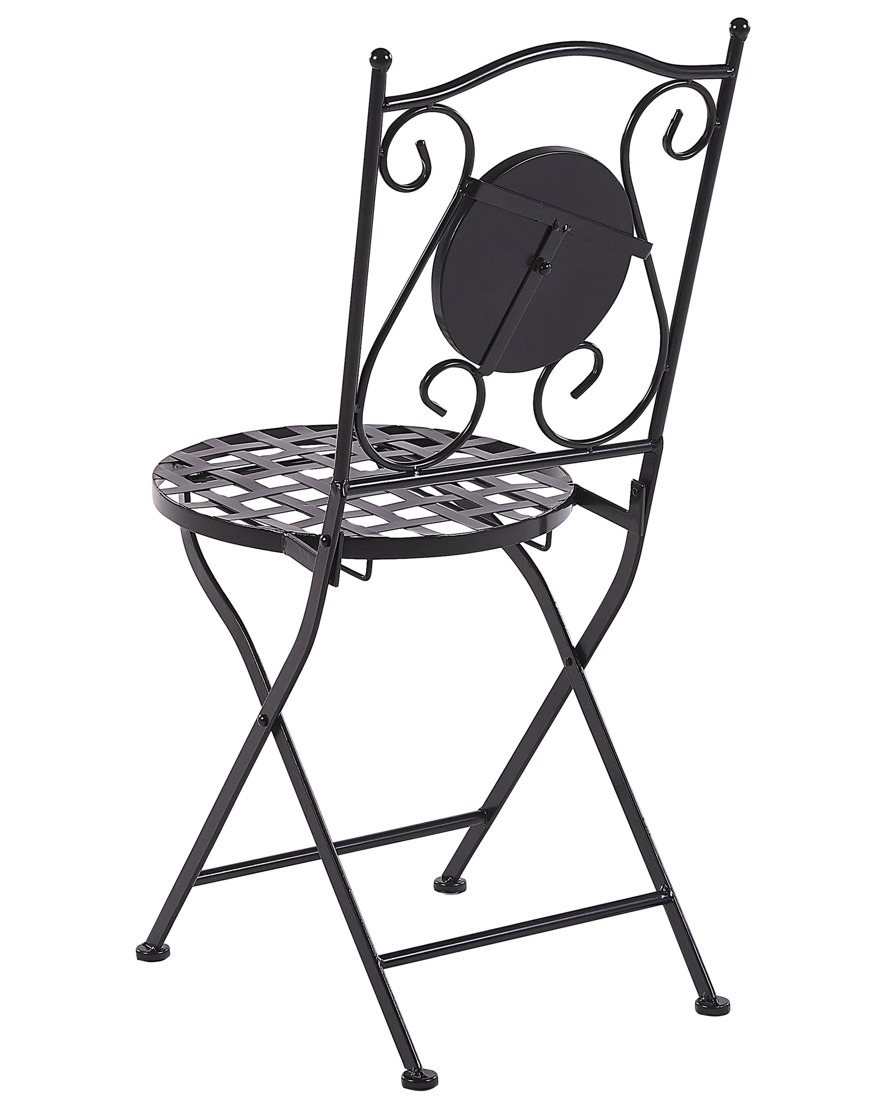 Set van 2 tuinstoelen CARIATI Metaal Zwart