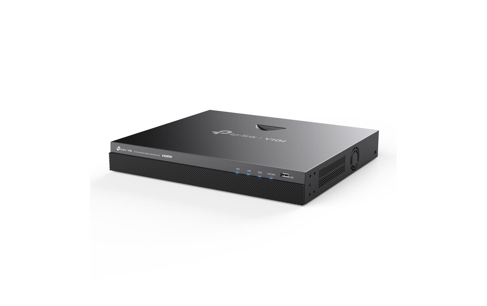 Netzwerkrekorder + VIGI NVR2016H-16MP 0 TB, 16 Kanal<br>VIGI 16-Kanal PoE+ Netzwerk-Videorekorder Integrierte 2 TB-Festplatte