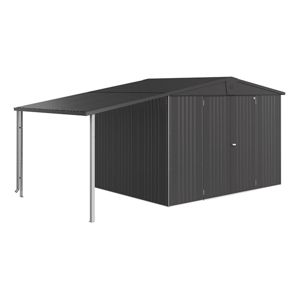 REDSKAPSBOD BIOHORT EUROPA METALLIC MØRK GRÅ STR 5 7,2M²