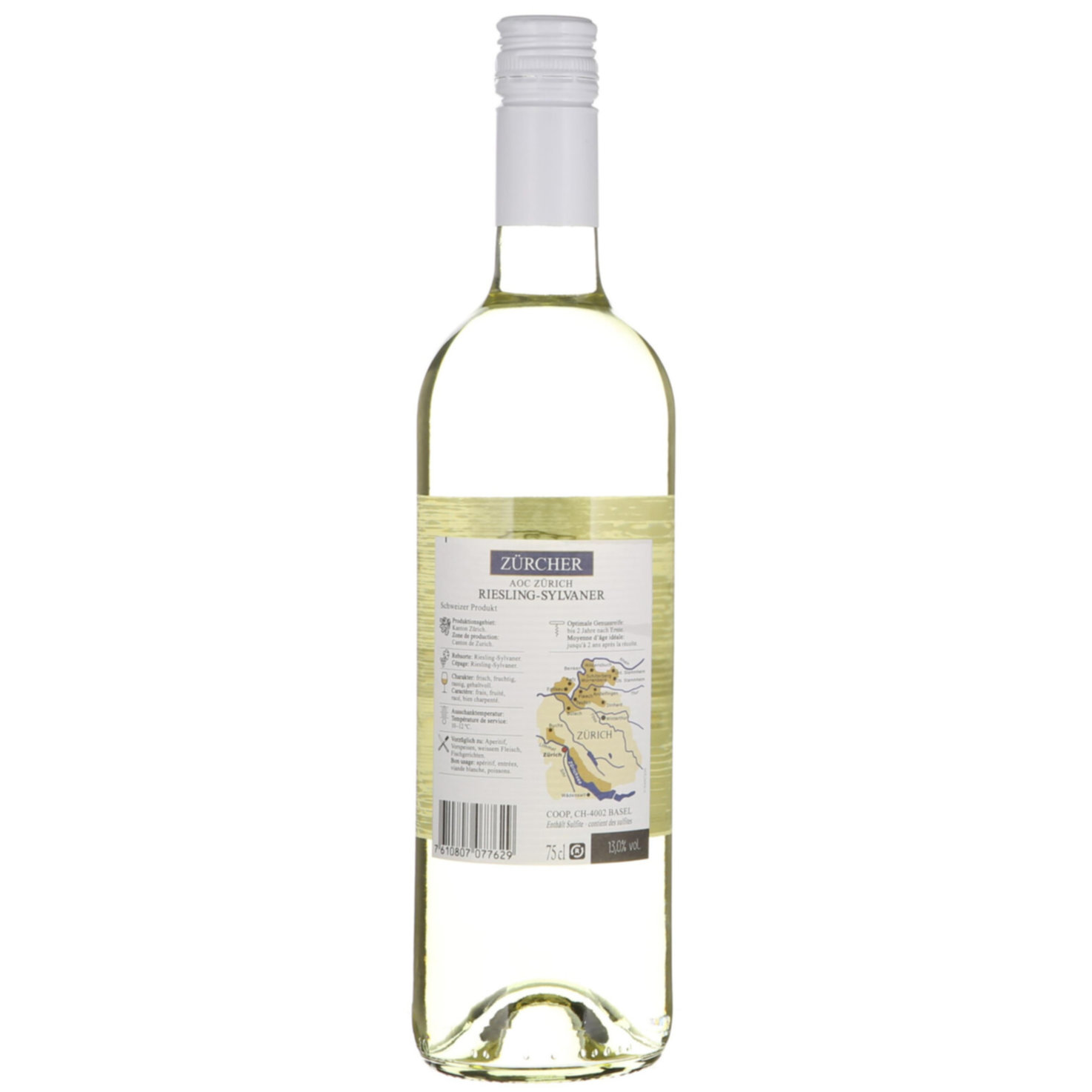 Zürich AOC Riesling-Sylvaner Zürcher Weinkeller zum Stauffacher -75cl
