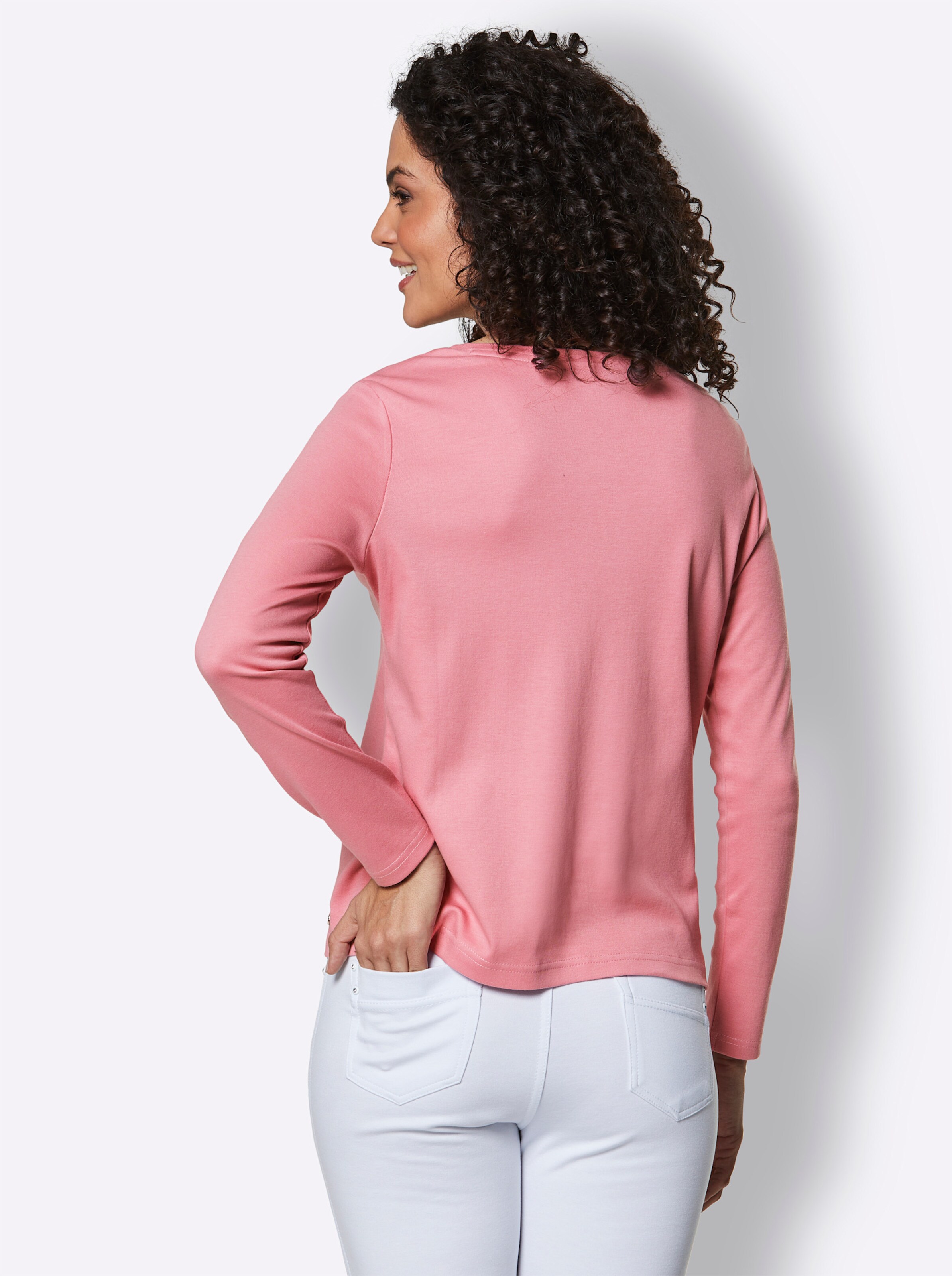 CREATION L PREMIUM Shirt in altrosa