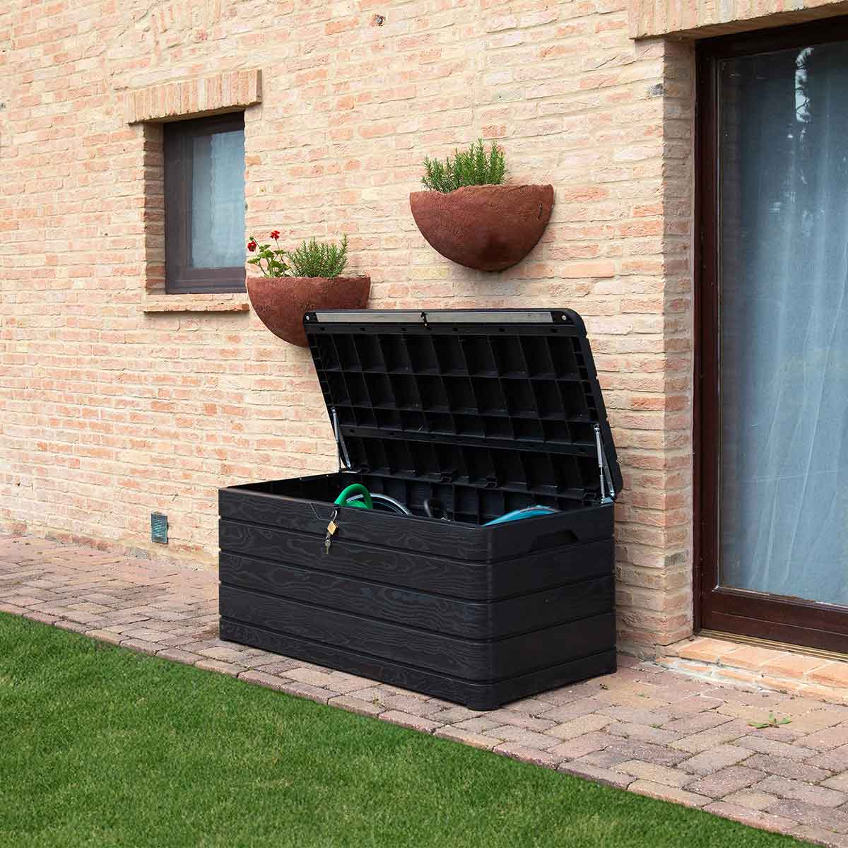 Toomax Dolomiti - donker grijs 640 liter opbergbox