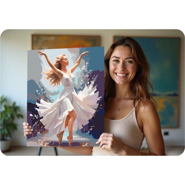 Maleri etter tall 40x50 cm Massido Dancing Woman