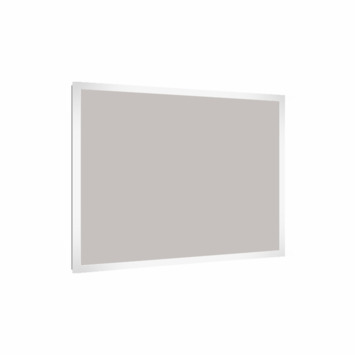 Allibert badkamerspiegel Kold met verlichting rechthoek 100 x 80 cm RVS