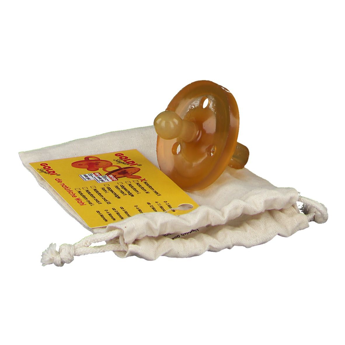 GOLDI® Sauger Naturform 0 bis 3 Monate