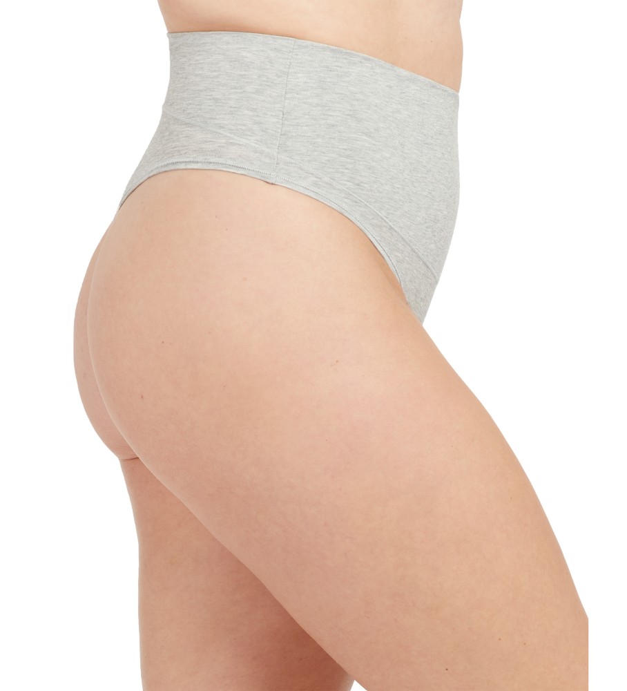 Calcinha modeladora SPANX cinza de algodão