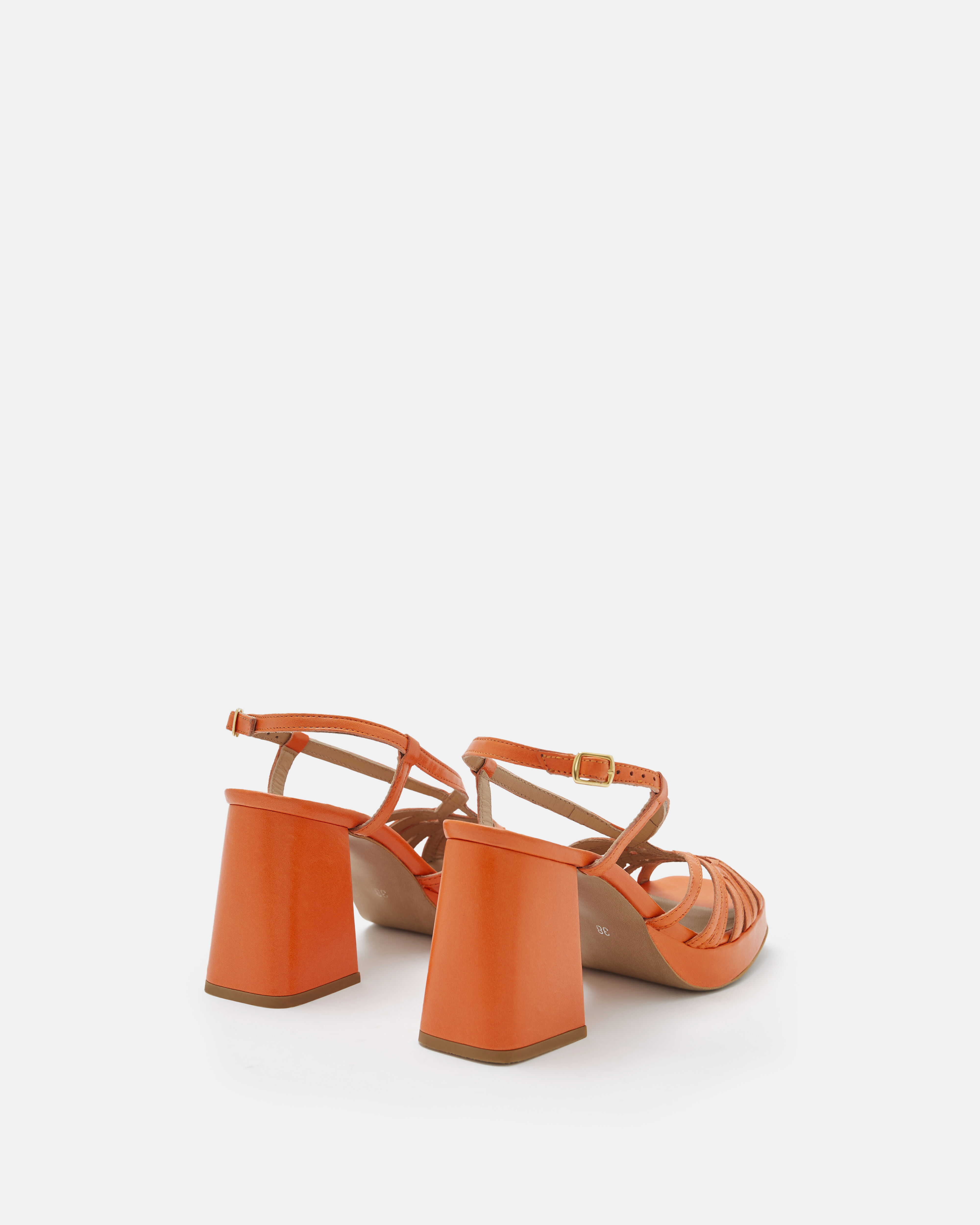 SANDALE COMPENSEE MARAZA Orange