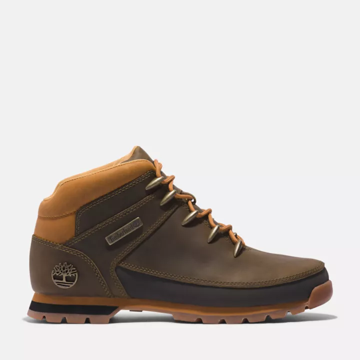 Bota Euro Sprint Hiker Masculina nas cores Verde e Amarela.