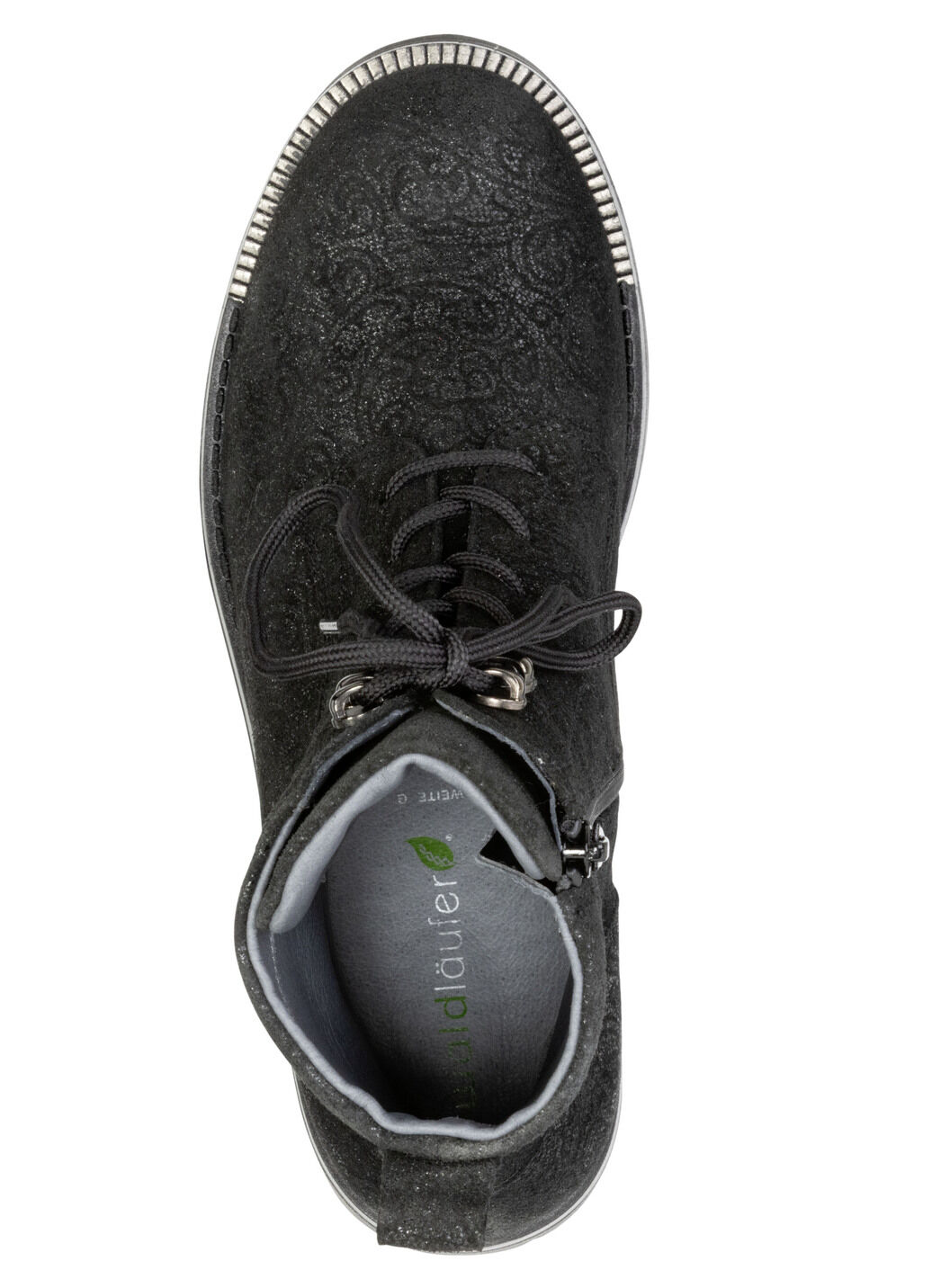 Waldläufer, bequeme Damen-Stiefeletten, Weite G, mit herausnehmbarem Fussbett
