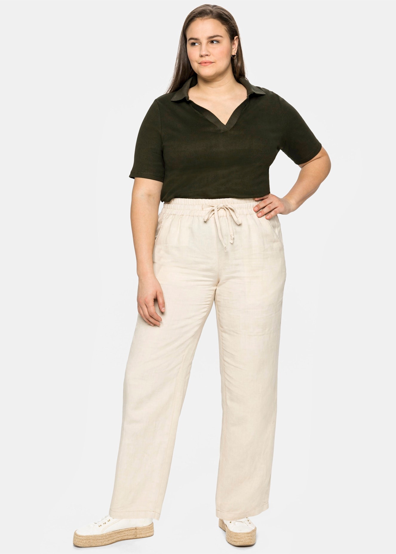 Sheego Leinenhose