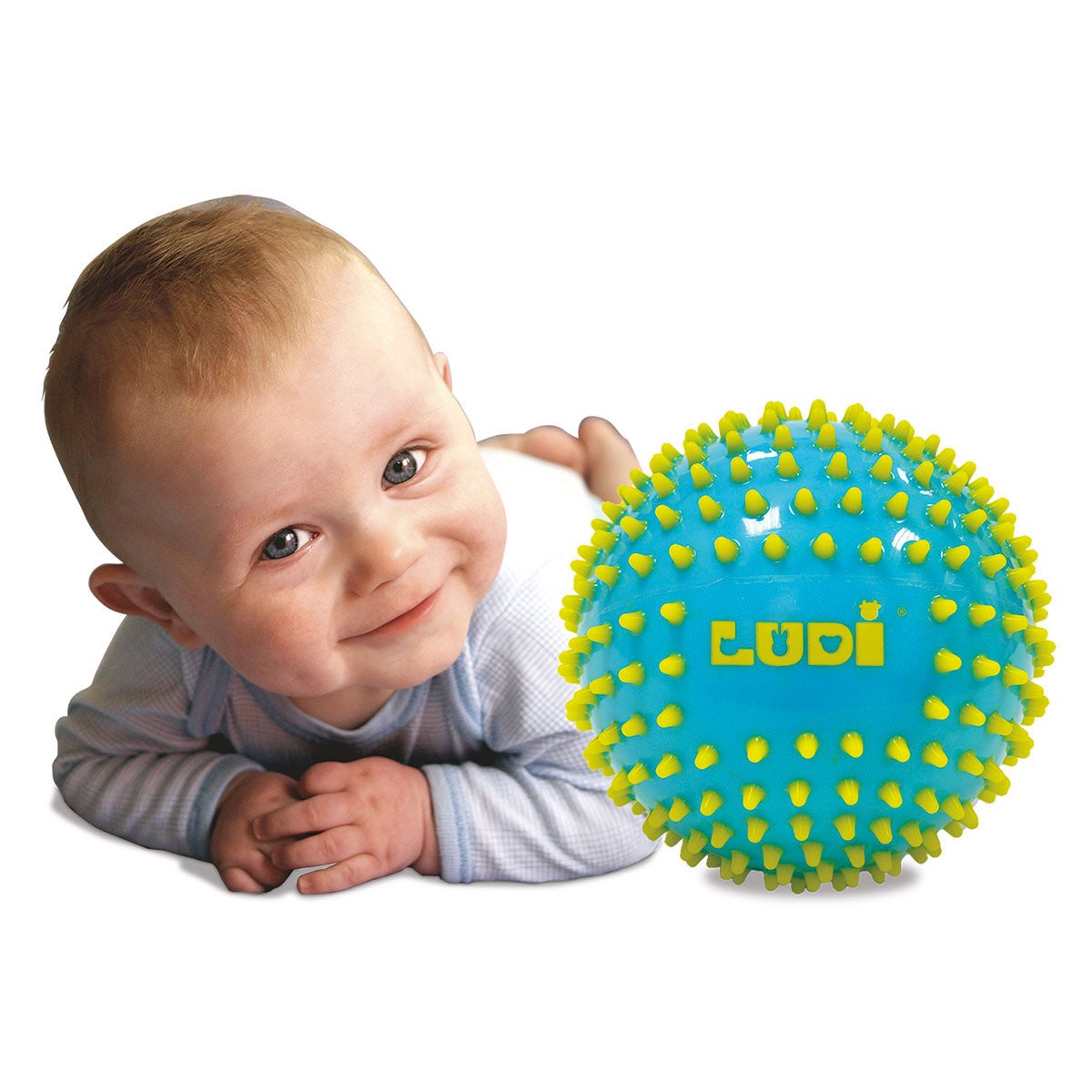 3 Balles sensorielles bleues et jaunes