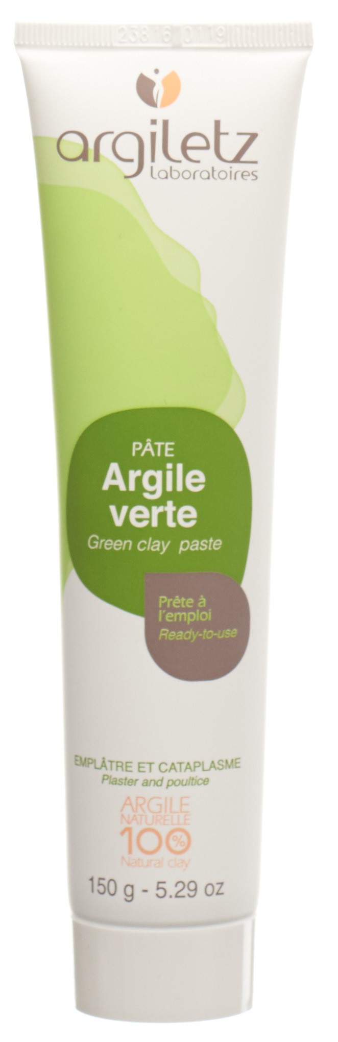 ARGILETZ grüne Heilerdepaste<br>150 g, Tube, Paste, für Körper und Haare Maske