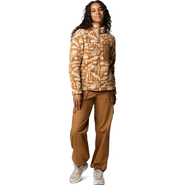 Sweat polaire COLUMBIA WEST BEND 1/4 ZIP II W CAMEL BROWN HIGHLAND TONAL