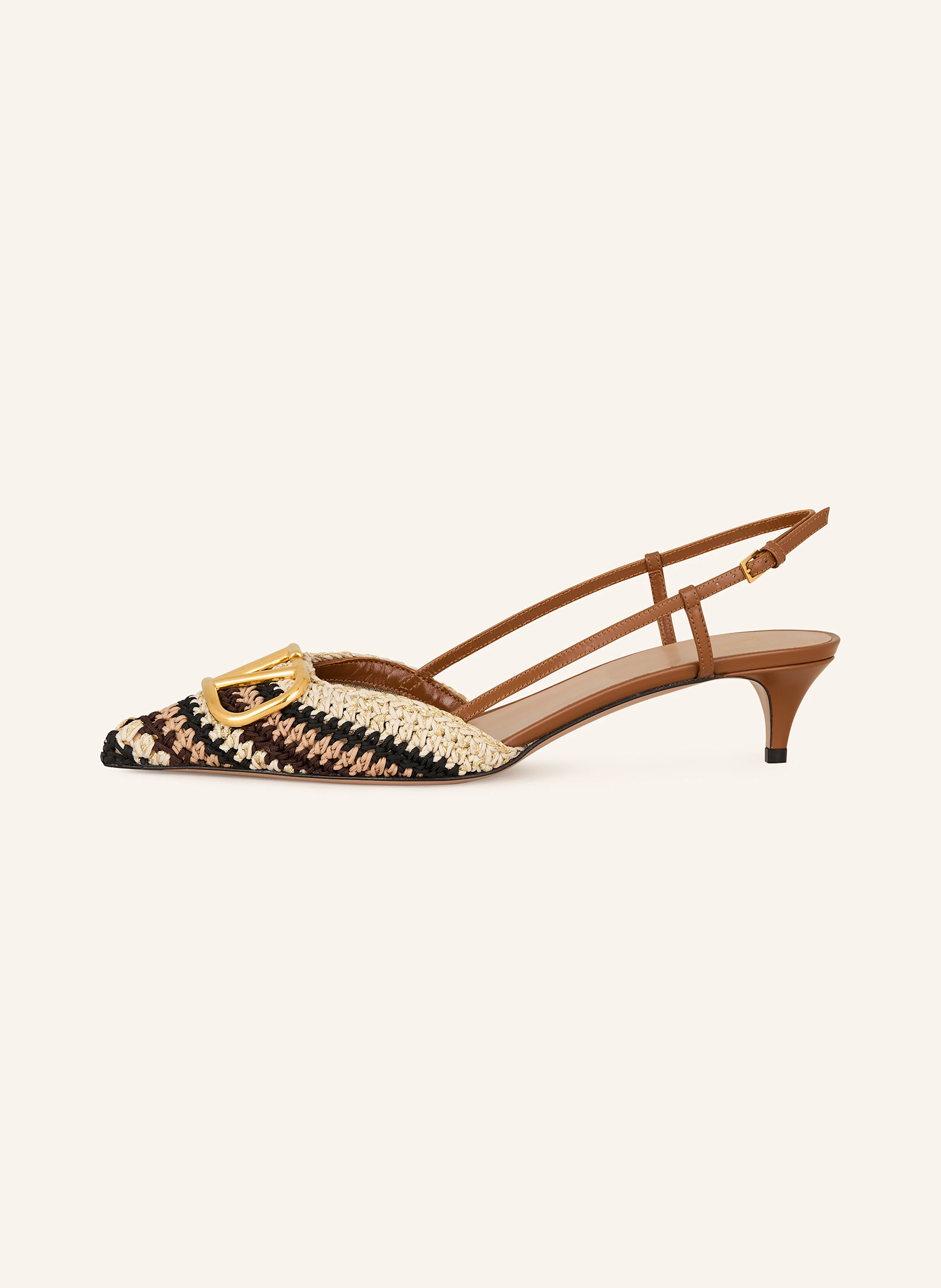 VALENTINO GARAVANI Slingpumps VLOGO SIGNATURE mit Glitzergarn