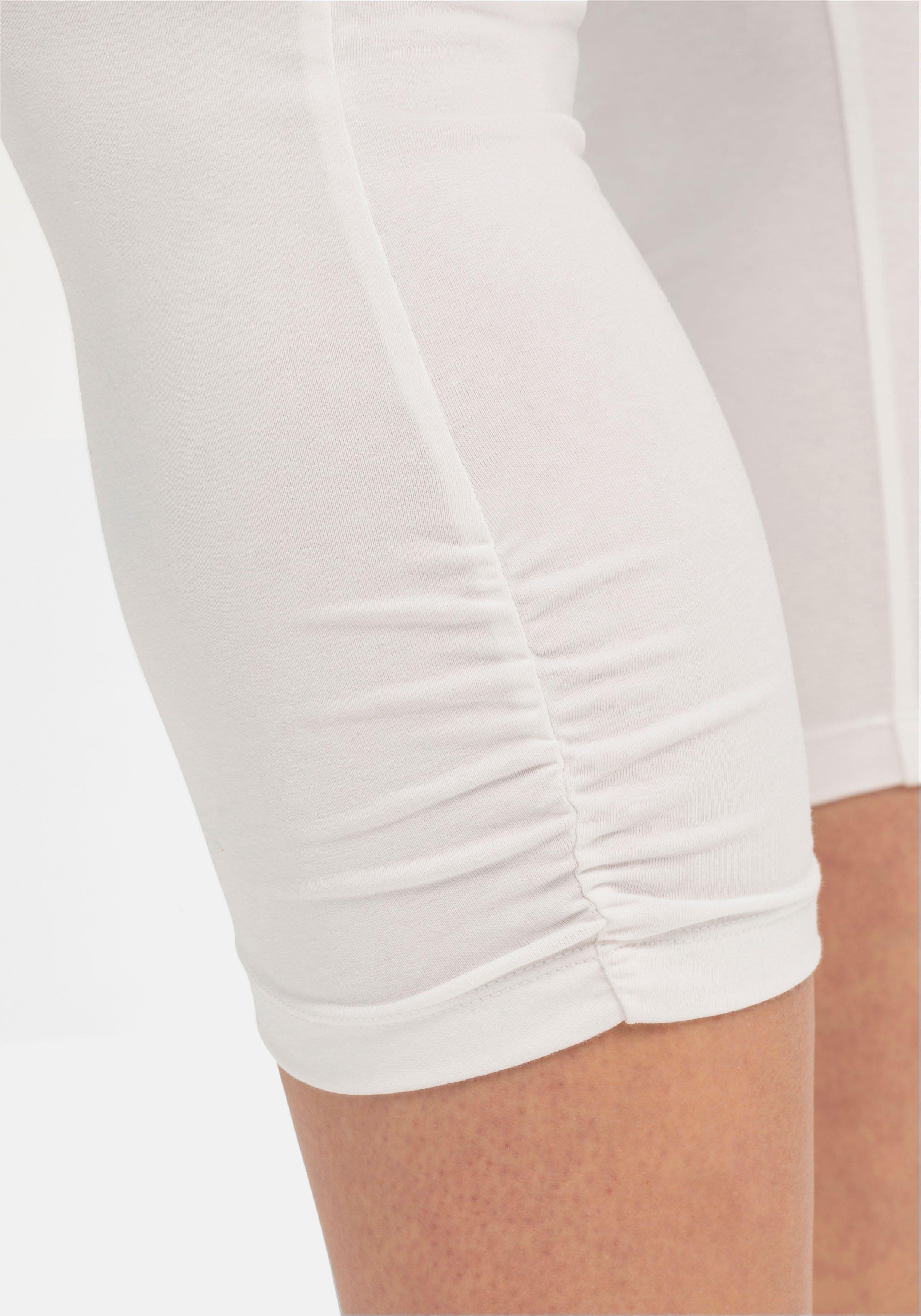 Umstands-Leggings in Caprilänge, mit Überbauchbund