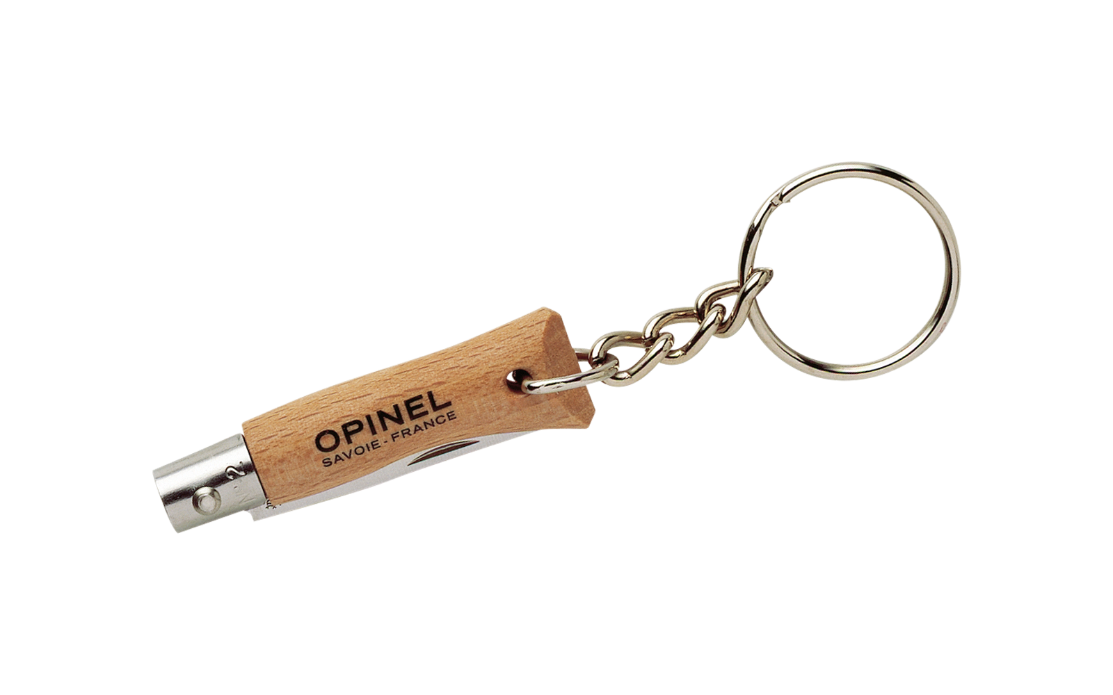 Opinel N°02 Taschenmesser mit Schlüsselanhägner Klingenlänge 3,5 cm