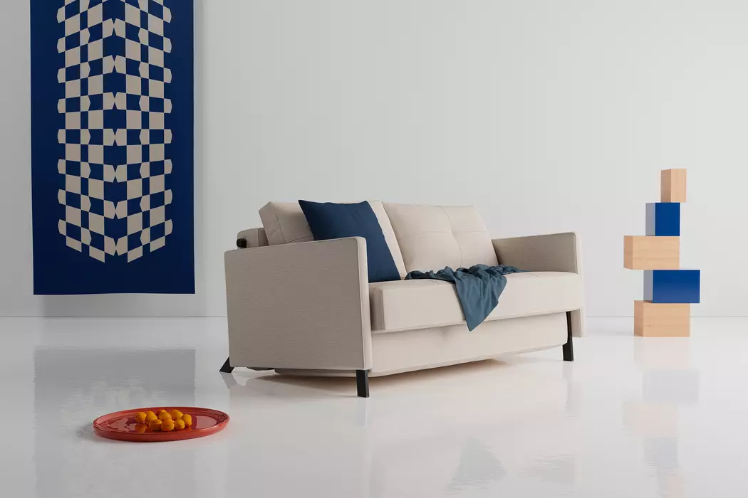 Schlafsofa Cubed mit Armlehnen