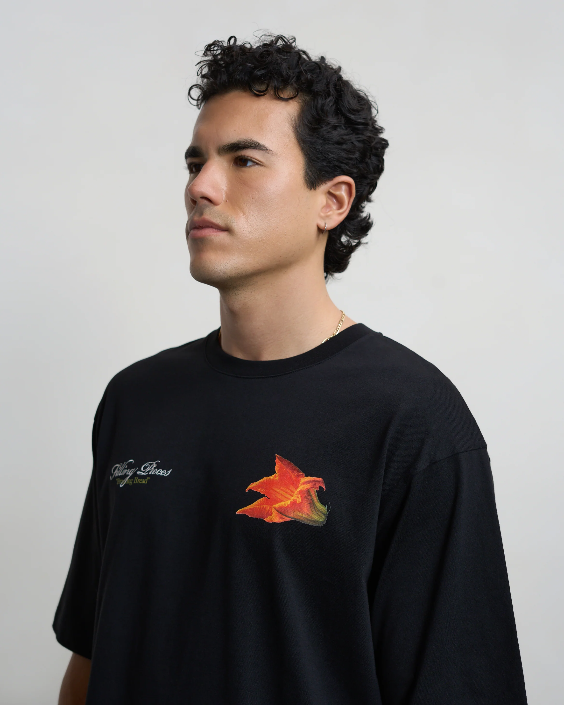 T-shirt Boxy Zucchini Black