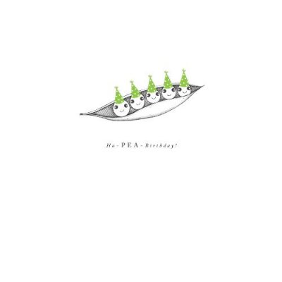 Ha-Pea-Birthday Greeting Card