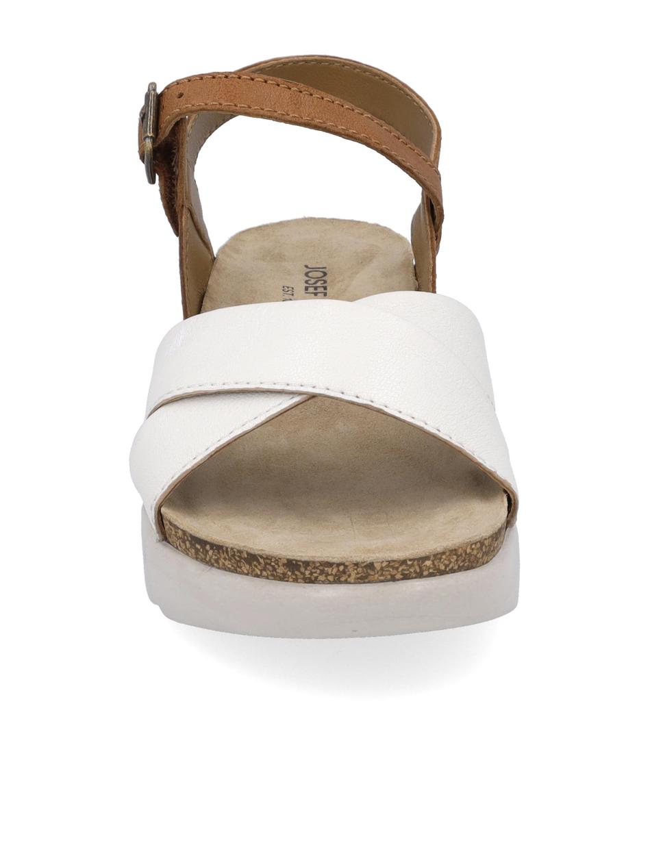 Sandale Celine 03, weiss-kombi