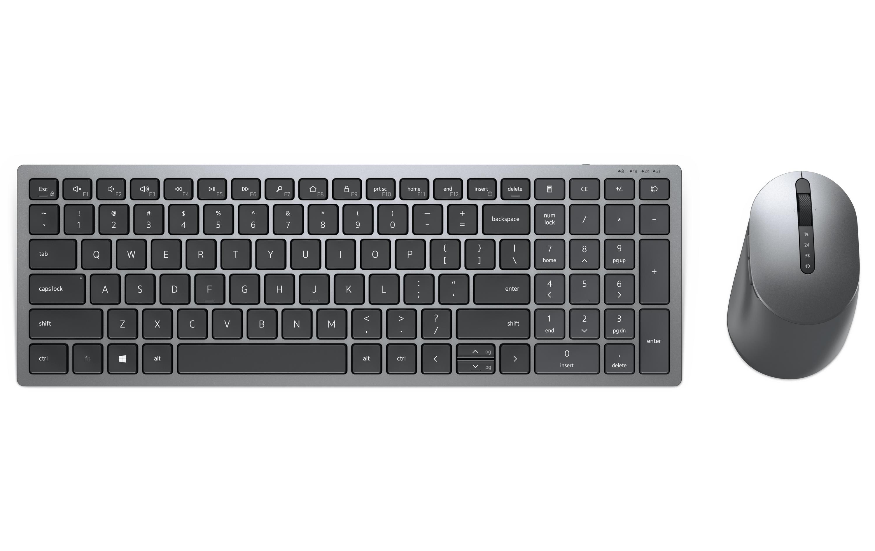 Tastatur-Maus-Set KM7120W Multi-Device Wireless FR-LayoutWireless-Tastatur und -Maus für bis zu drei Geräte