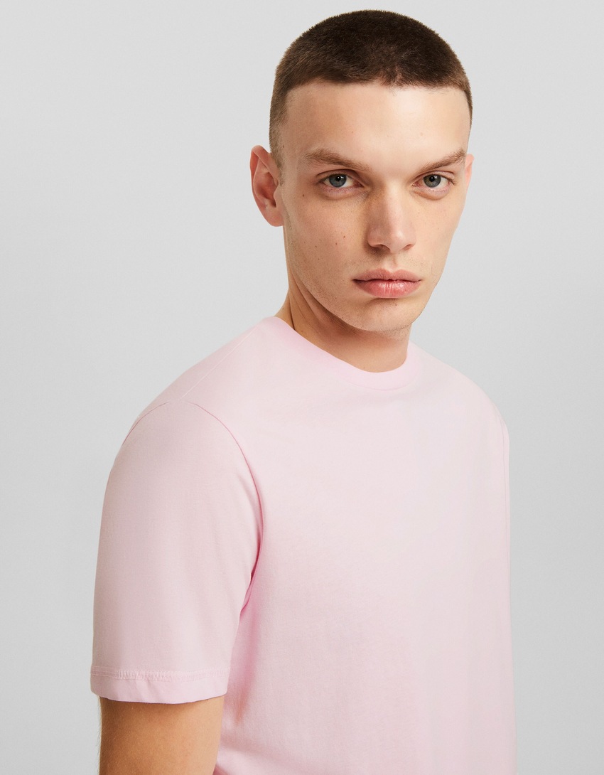 Camiseta de manga curta com modelagem regular