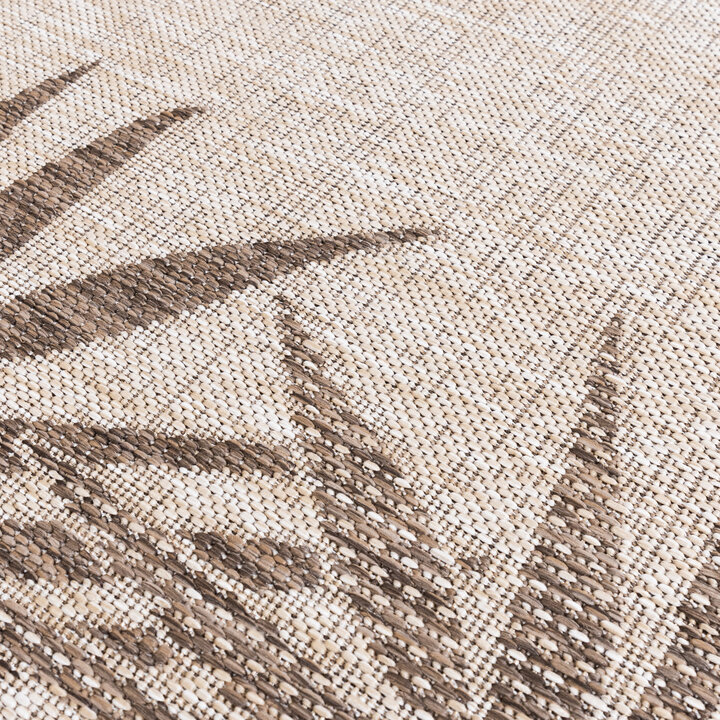 Buiten vloerkleed - Tiga Edge Taupe
