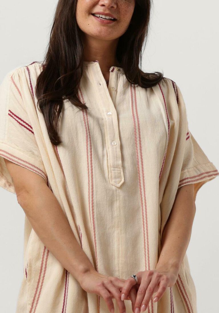 BY-BAR zand by-bar mini jurk amber athia dress