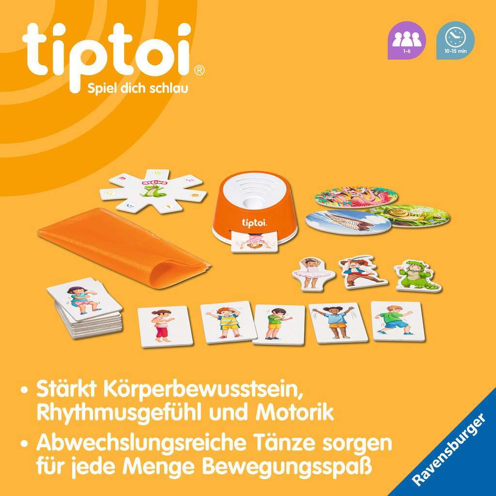 Ravensburger Spiel tiptoi® ACTIVE Set Kunterbuntes Tanz-Theater