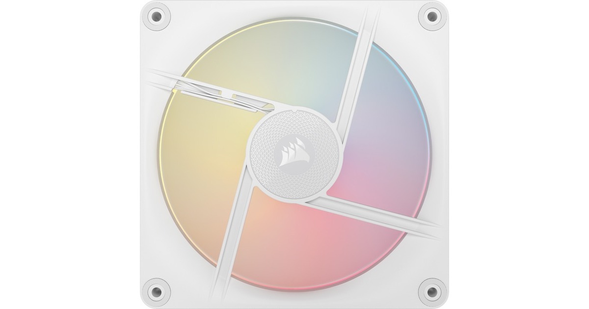 CorsairiCUE LINK LX140-R RGB Reverse Starterskit case fans  (Wit, 2 stuks, 140 x 140 x 25 mm, PWM)