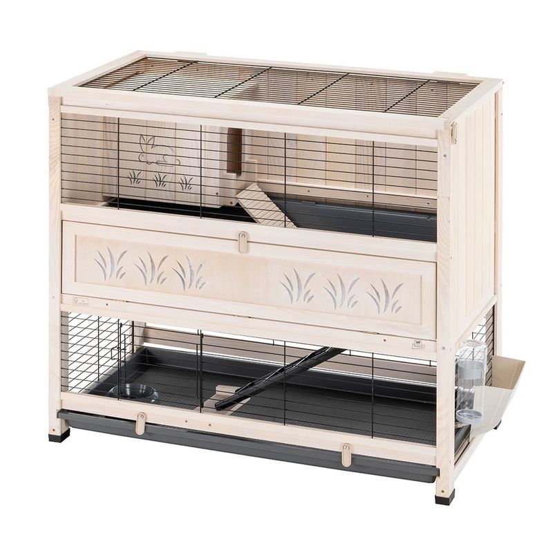 Cage en bois Indoor Home à prix discount sur bitiba.fr