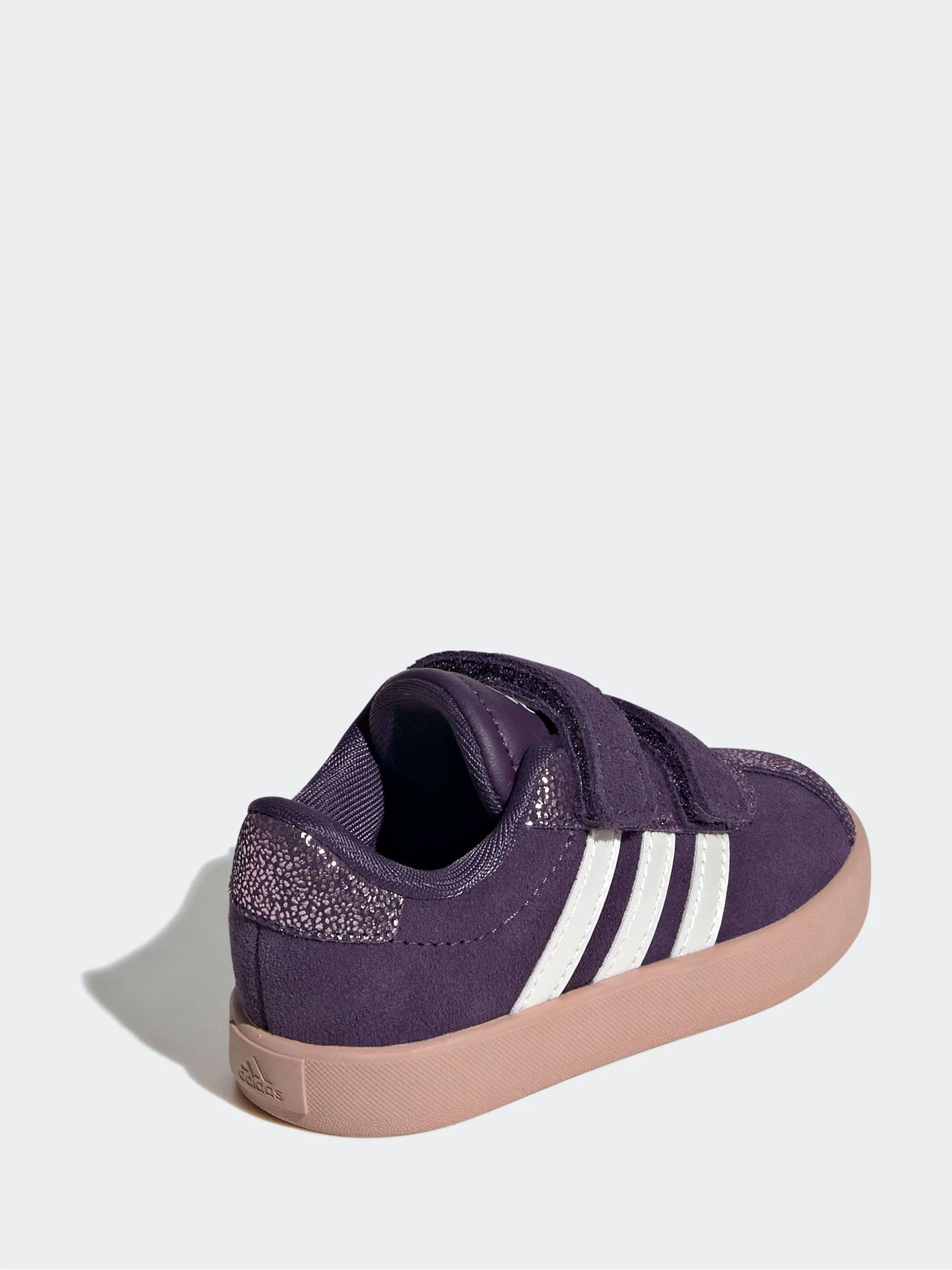 Paars - adidas Vl Court 3.0 Hook and Loop sneakers voor kinderen