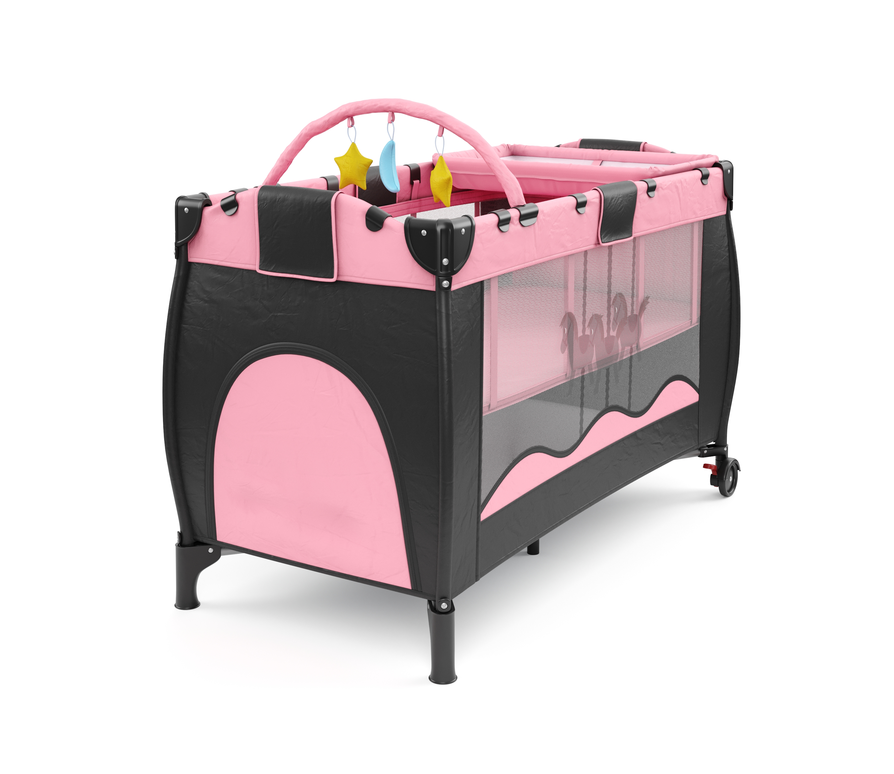 Babybett DAISY rosa