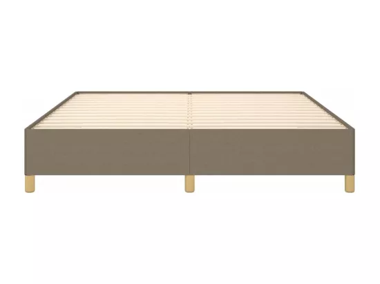 Sommier à lattes de lit Taupe 160x200 cm Tissu