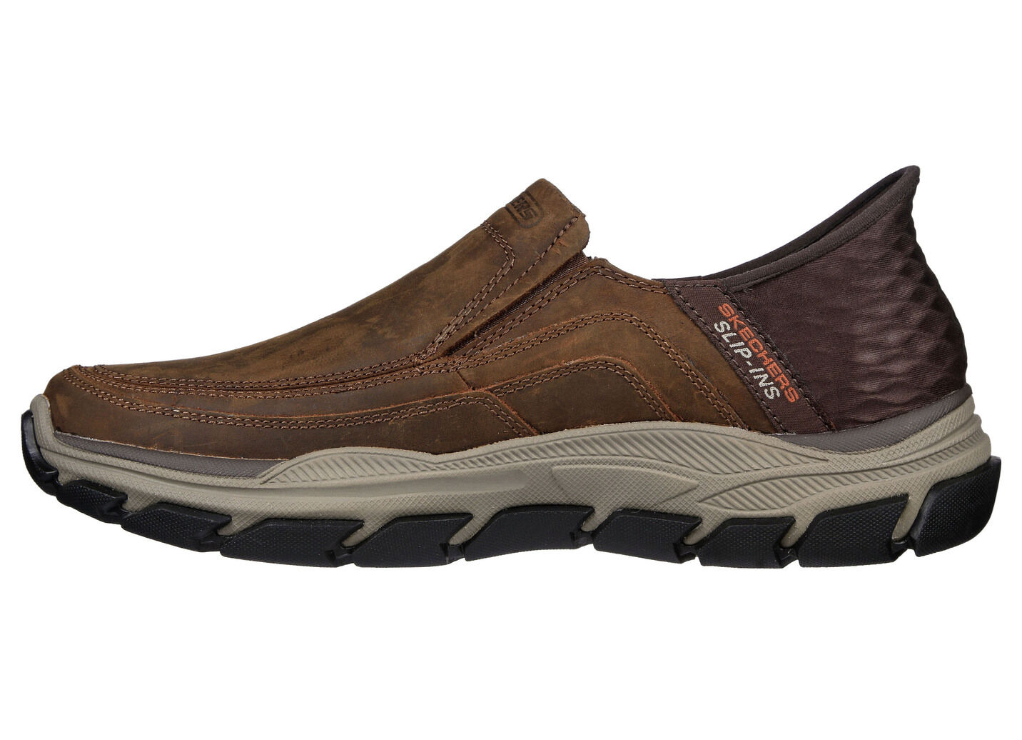 SKECHERS, bequeme Herren-Slipper, mit geformter Slip-Ins Fersenplatte
