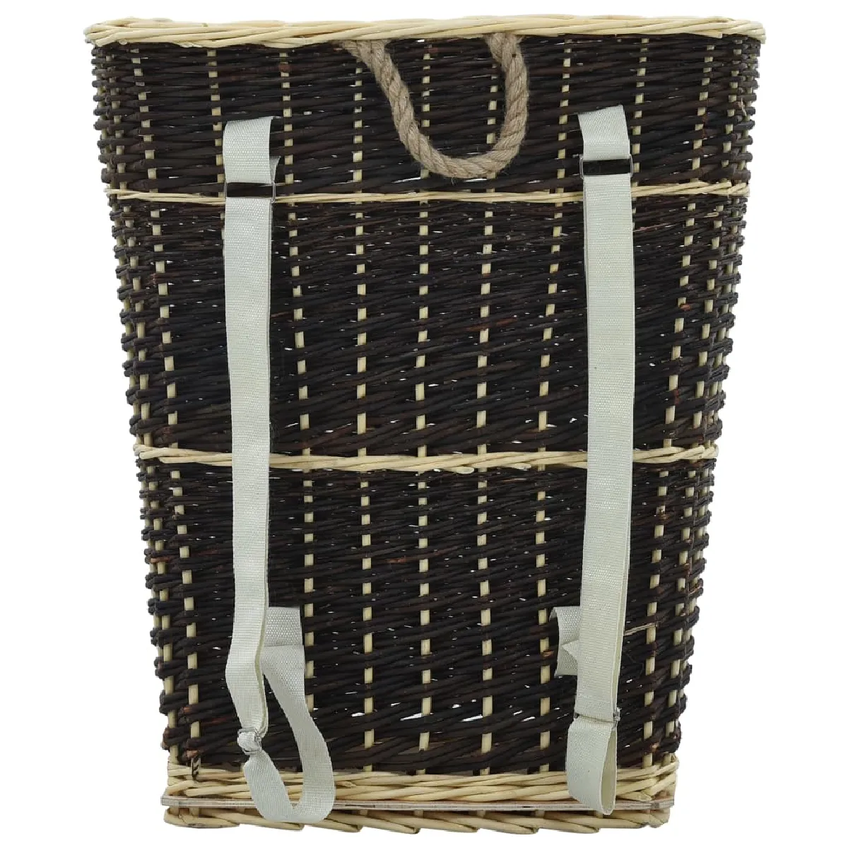 vidaXL Sac à dos bois de chauffage - Saule naturel