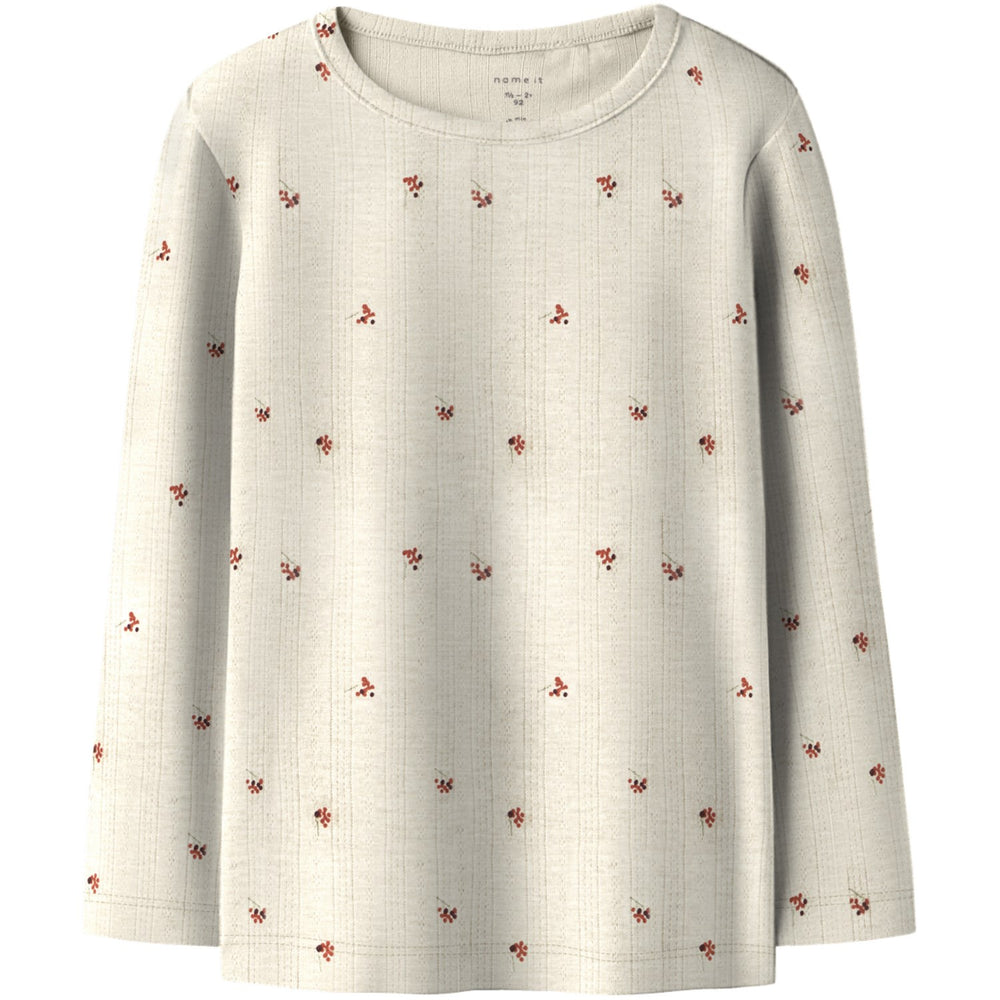 Køb Name It Peyote Melange Nmfberries Ls Slim Top