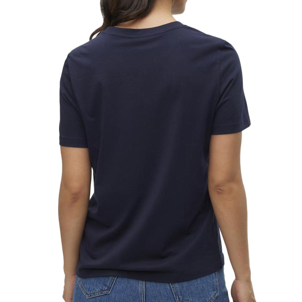 Vero Moda T-shirt Marine Femme Vero Moda Paulina