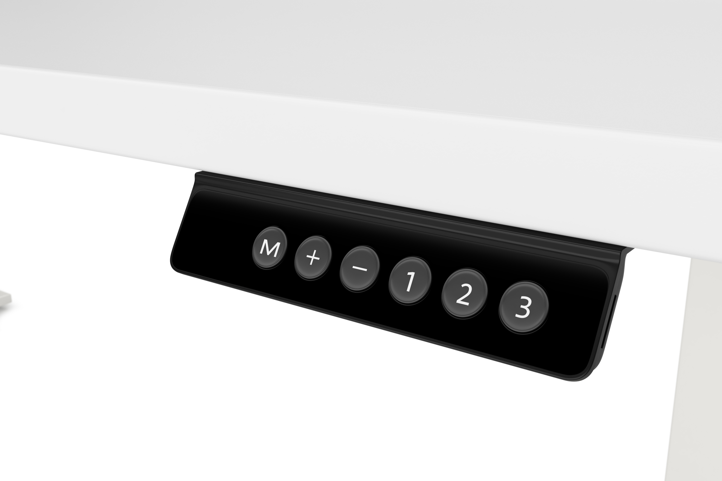 Stehpult elektrisch PREMIUM weiss 180 x 90 cm