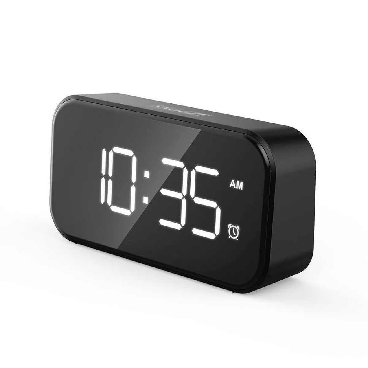 Justgreenbox Réveil USB Multifonctionnel - Noir