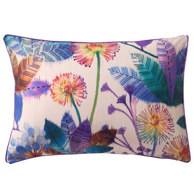 Linge de lit fleurs multicolores