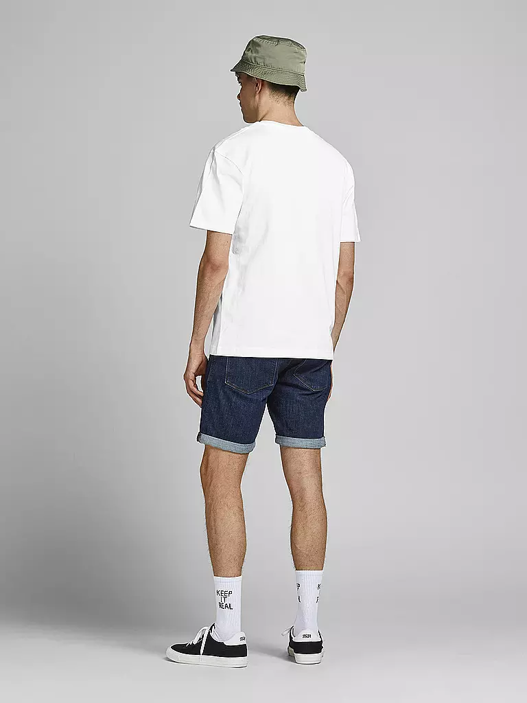 JACK & JONES T-Shirt JJERELAXED  weiss