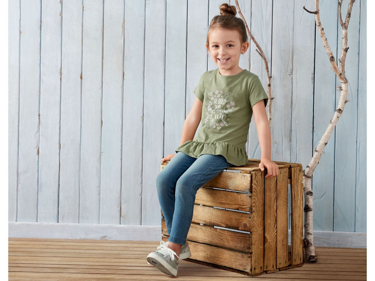 T-shirts voor meisjes, set van 2, katoen en polyester