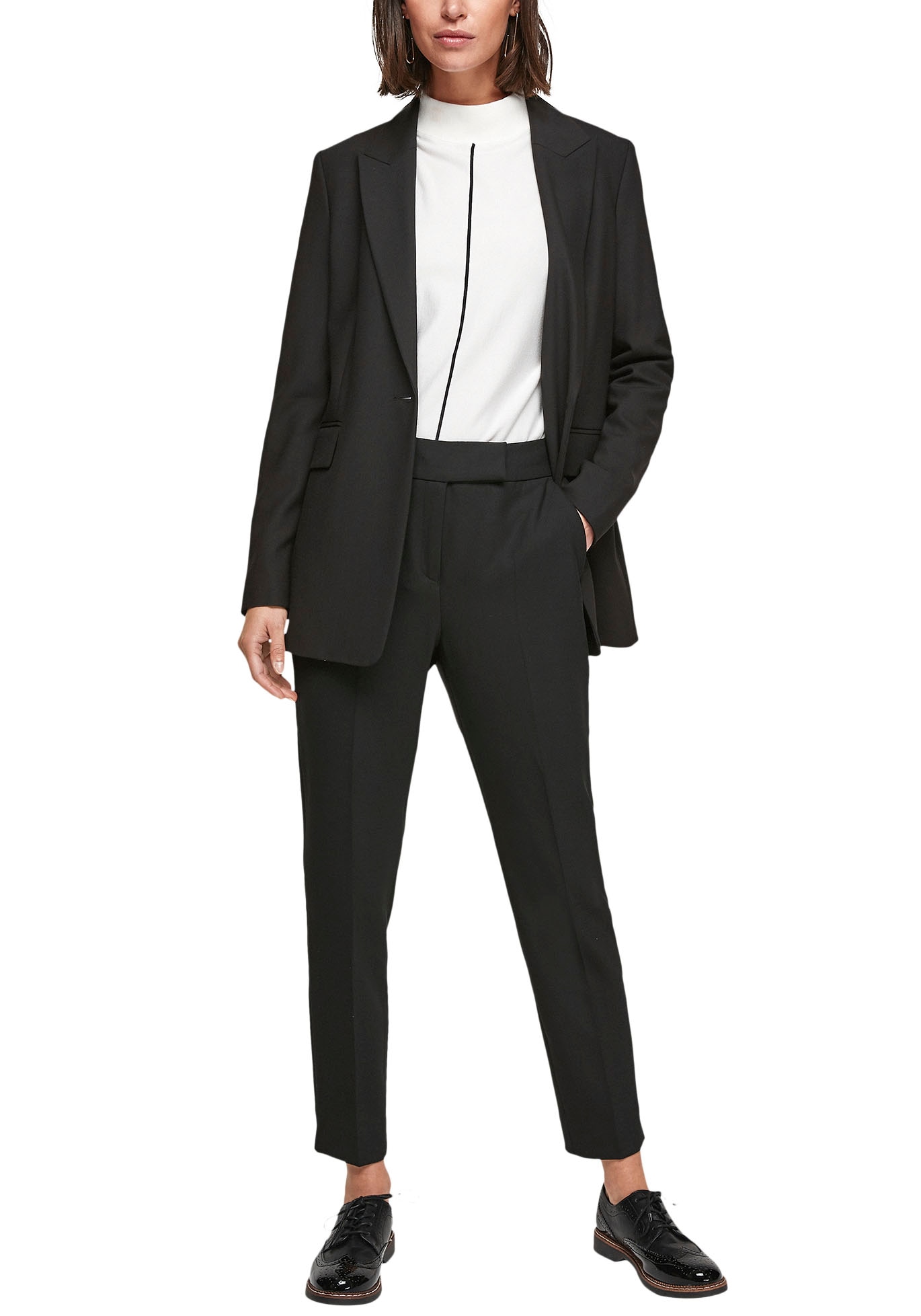 s.Oliver BLACK LABEL Longblazer , mit extravaganten 4-Knopf-Manschetten an den Ärmeln