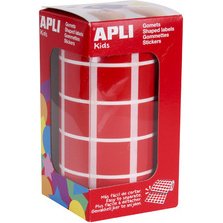 APLI Kids Gommette de couleur 'carré', en rouleau