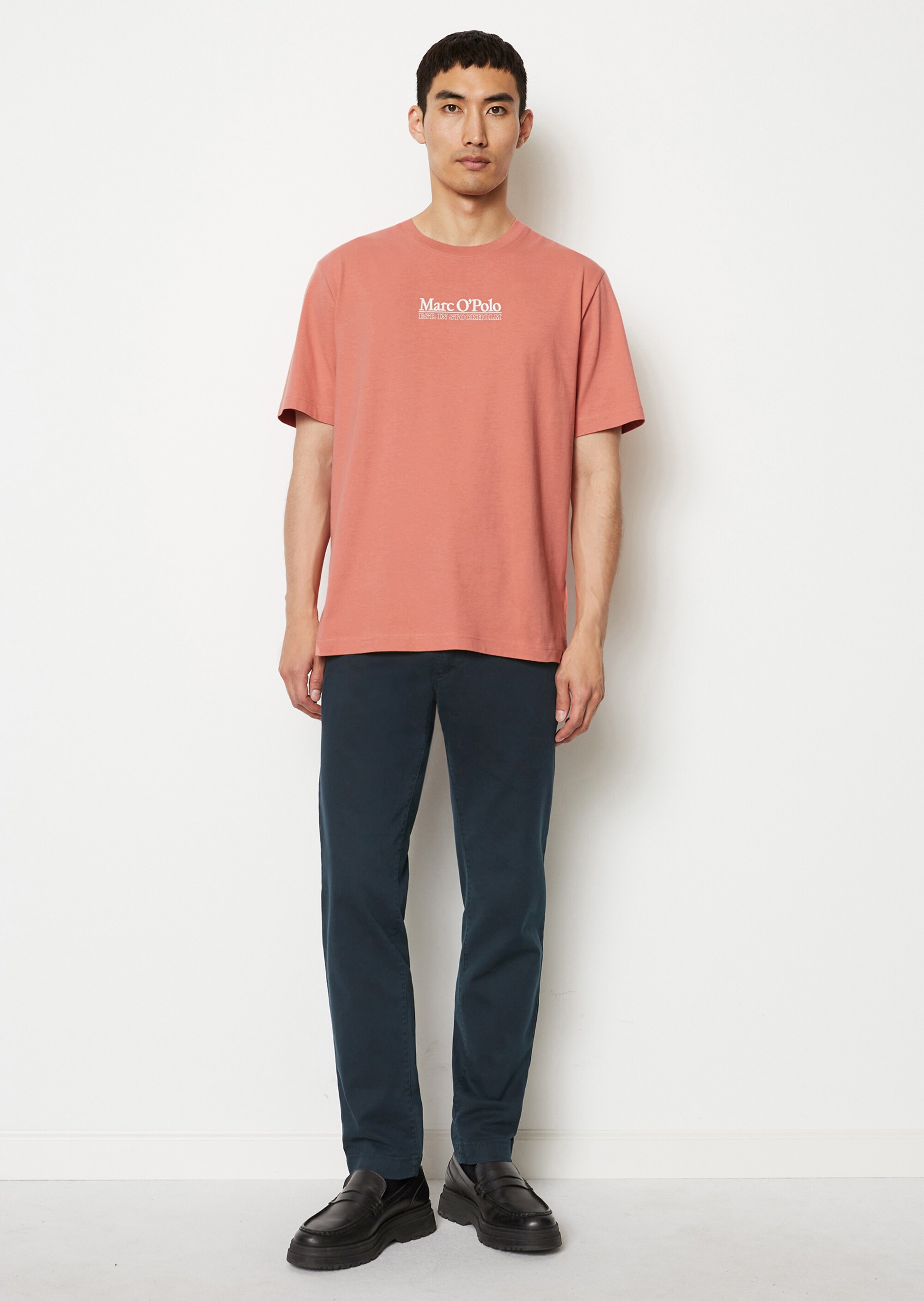 T-Shirt regular aus mittelschwerem Bio-Baumwoll-Jersey