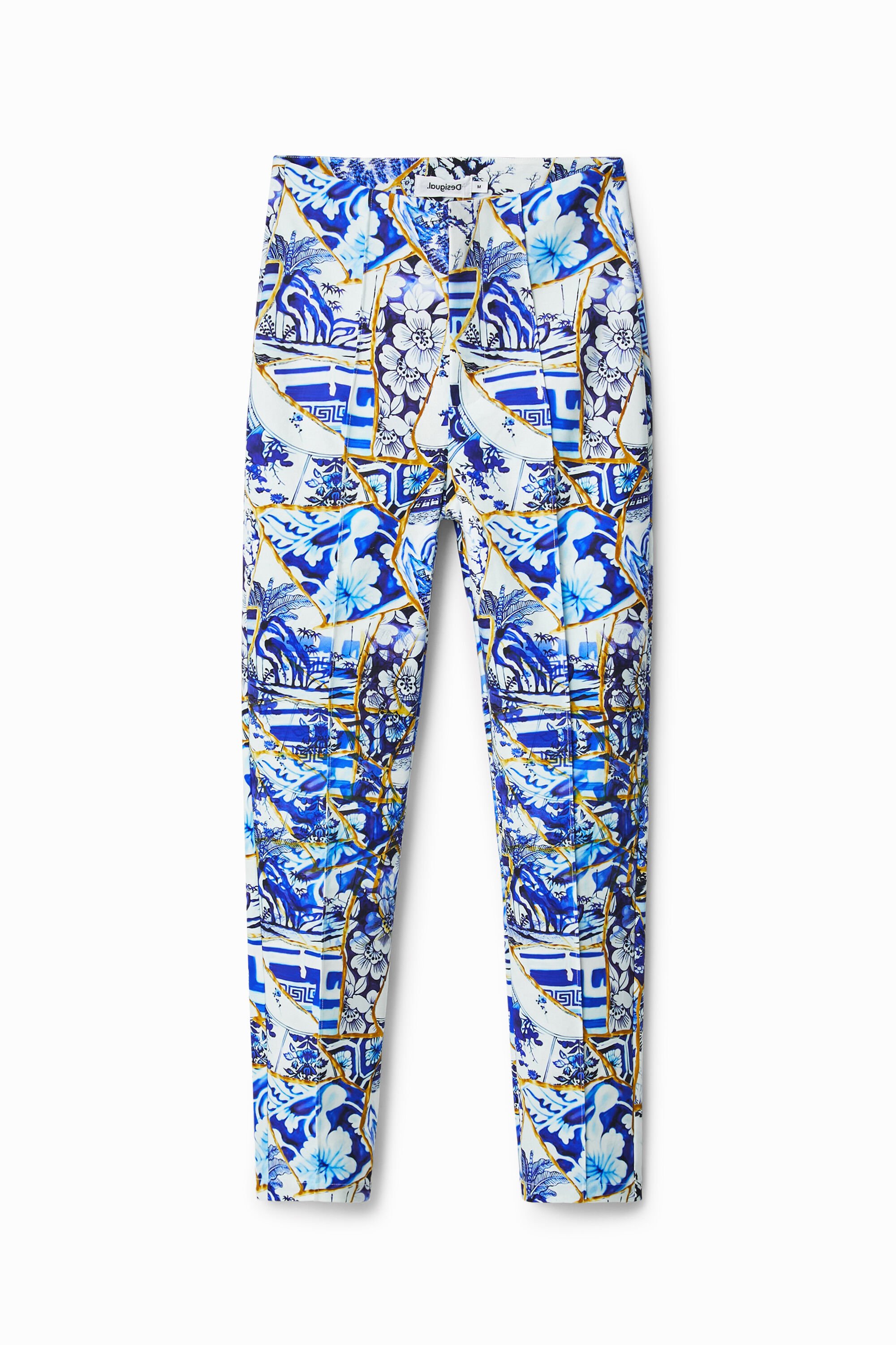 Pantalon slim imprimé Stella Jean