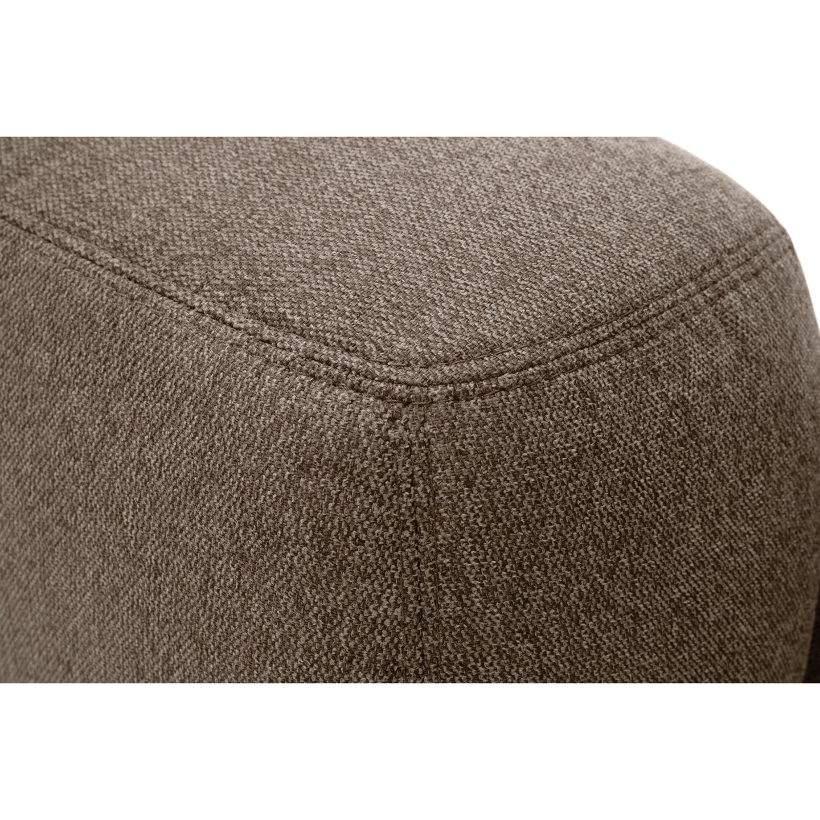 Ecksofa - taupe - Boxspringfederung - Liegefunktion - Holzfüße